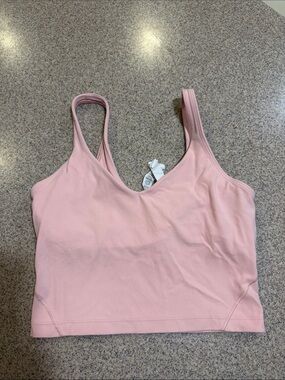 Lululemon Women's Soft V-Neck Bralette Cami - Pink